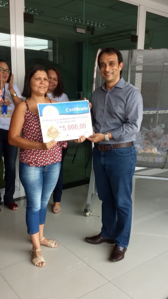 entrega do 1º e 2º prêmios