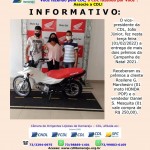2022.02.01 - entrega da moto, prêmio da campanha natal 2021