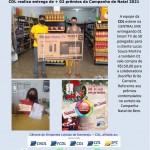 2022.02.04 - entrega prêmios campanha natal 2021 na central mix