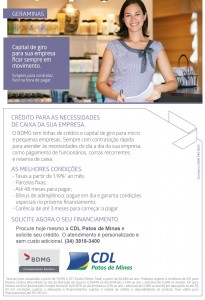 GERAMINAS CDL PATOS