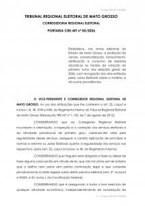 PORTARIA CRE-MT nº 052026.1