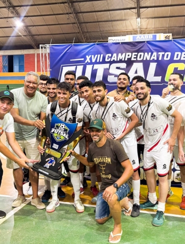 Barbearia Morais conquista o título do 17º Campeonato de Futsal CDL