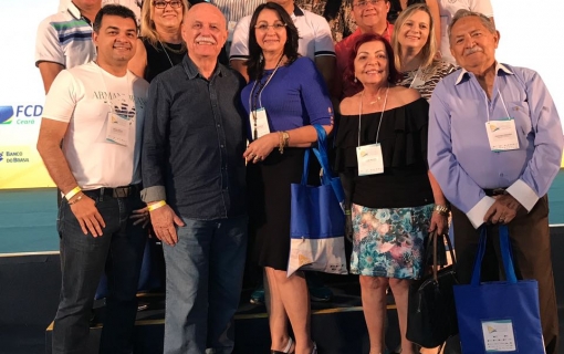 DELEGAÇÃO DE JUAZEIRO DO NORTE MARCA PRESENÇA NO MAIOR ENCONTRO DO VAREJO CEARENSE.