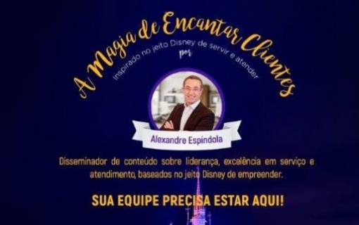 Modelo de excelência da Disney é tema de palestra