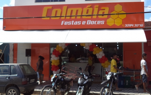 COLMÉIA FESTAS E DOCES AGORA EM NOVO ENDEREÇO