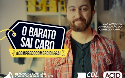 CDL Divinópolis lança campanha de valorização do comércio local