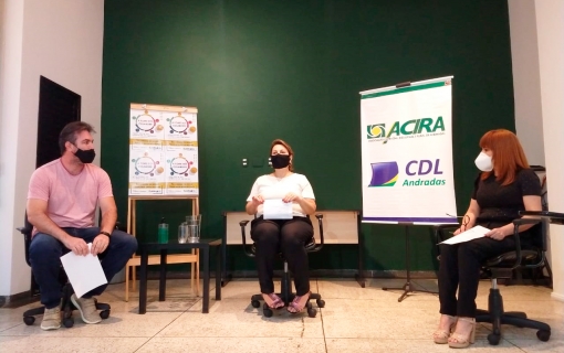 CDL Andradas promove ação social com o comércio para arrecadar alimentos