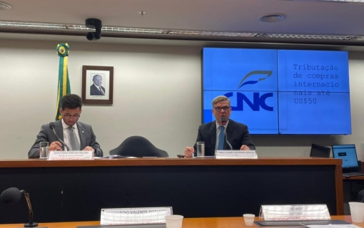 CNC participa de audiência na Câmara sobre a “taxa das blusinhas” e defende isonomia tributária