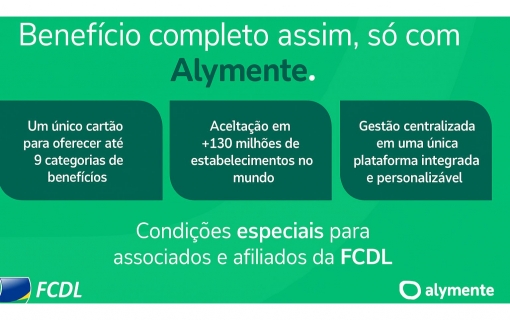 Alymente é o cartão de beneficios das CDLs