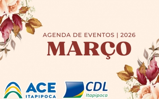 AGENDA DE EVENTOS – MARÇO DE 2026