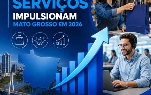 Comércio e setor de serviços impulsionam economia de Mato Grosso em 2026, conforme levantamento da federação das CDLs
