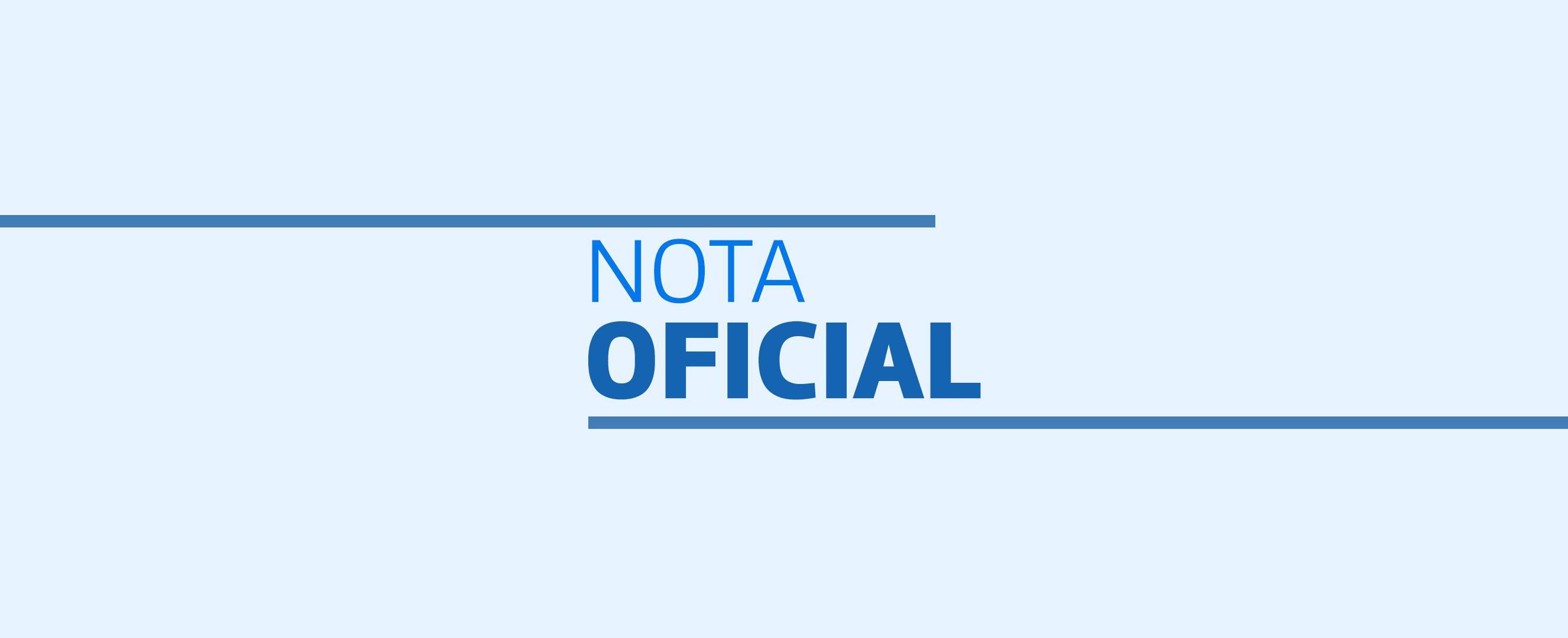 Nota oficial