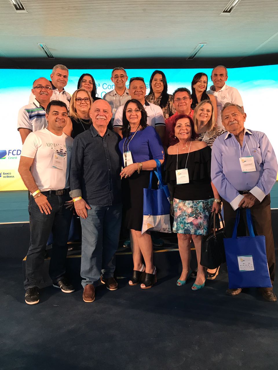 DELEGAÇÃO DE JUAZEIRO DO NORTE MARCA PRESENÇA NO MAIOR ENCONTRO DO VAREJO CEARENSE.