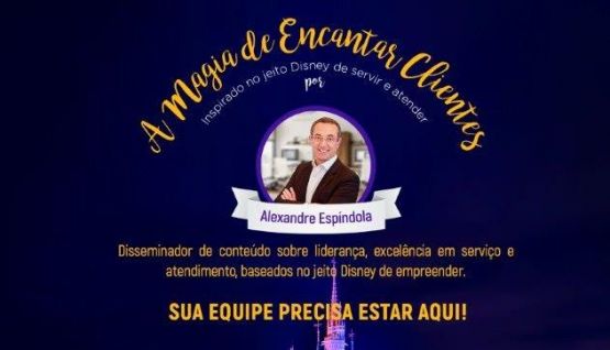 Modelo de excelência da Disney é tema de palestra