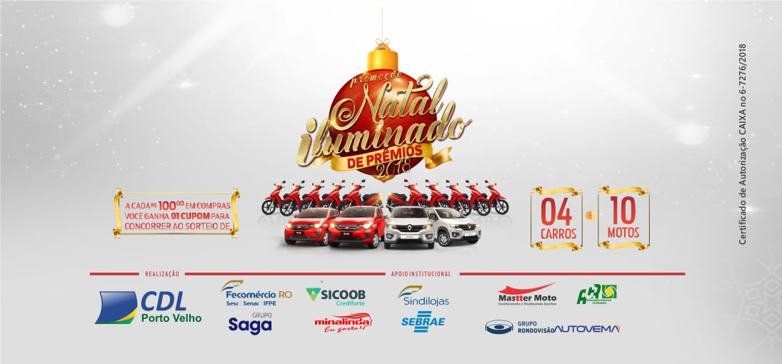 FIM DE ANO: Comércio promove a campanha ‘Natal Iluminado de Prêmios’