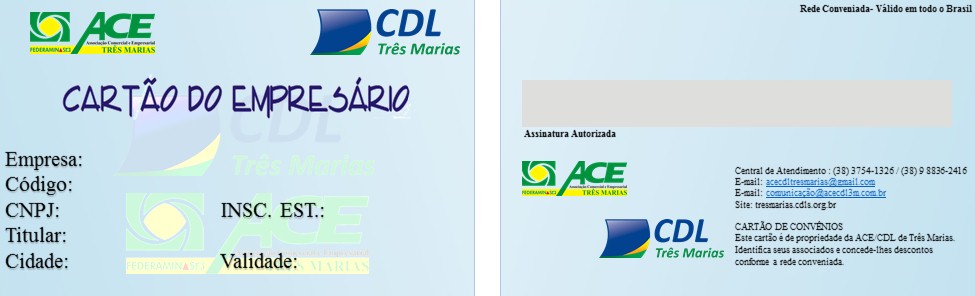 Cartão do Empresário