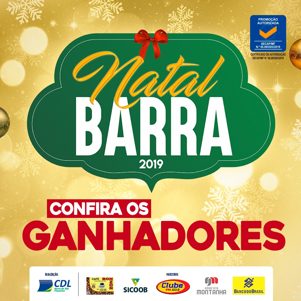 NATAL BARRA 2019 – GANHADORES
