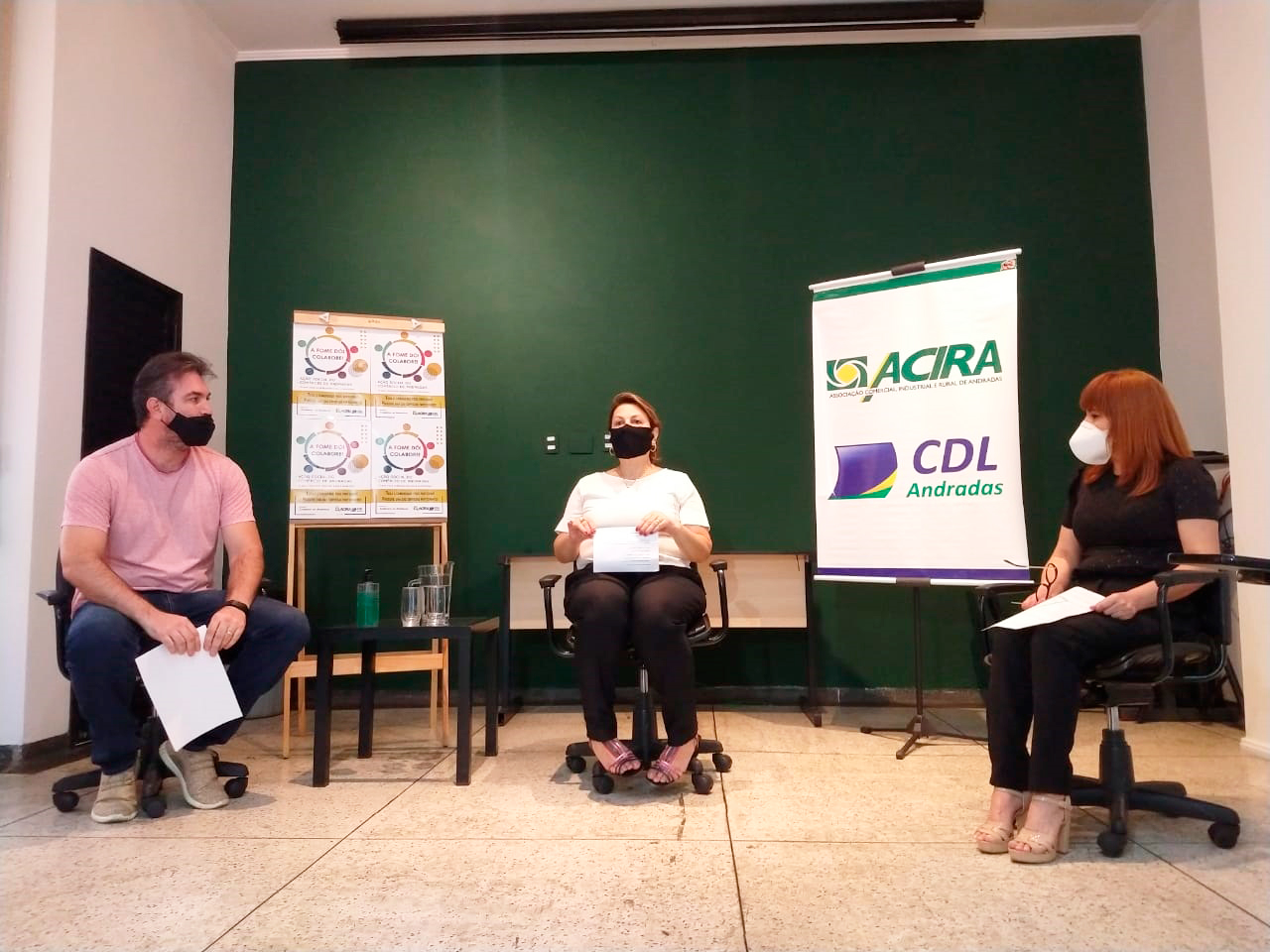 CDL Andradas promove ação social com o comércio para arrecadar alimentos