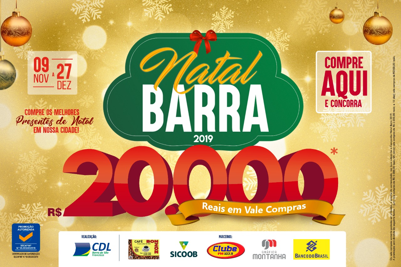 NATAL BARRA 2019 – 09/11 A 27/12
