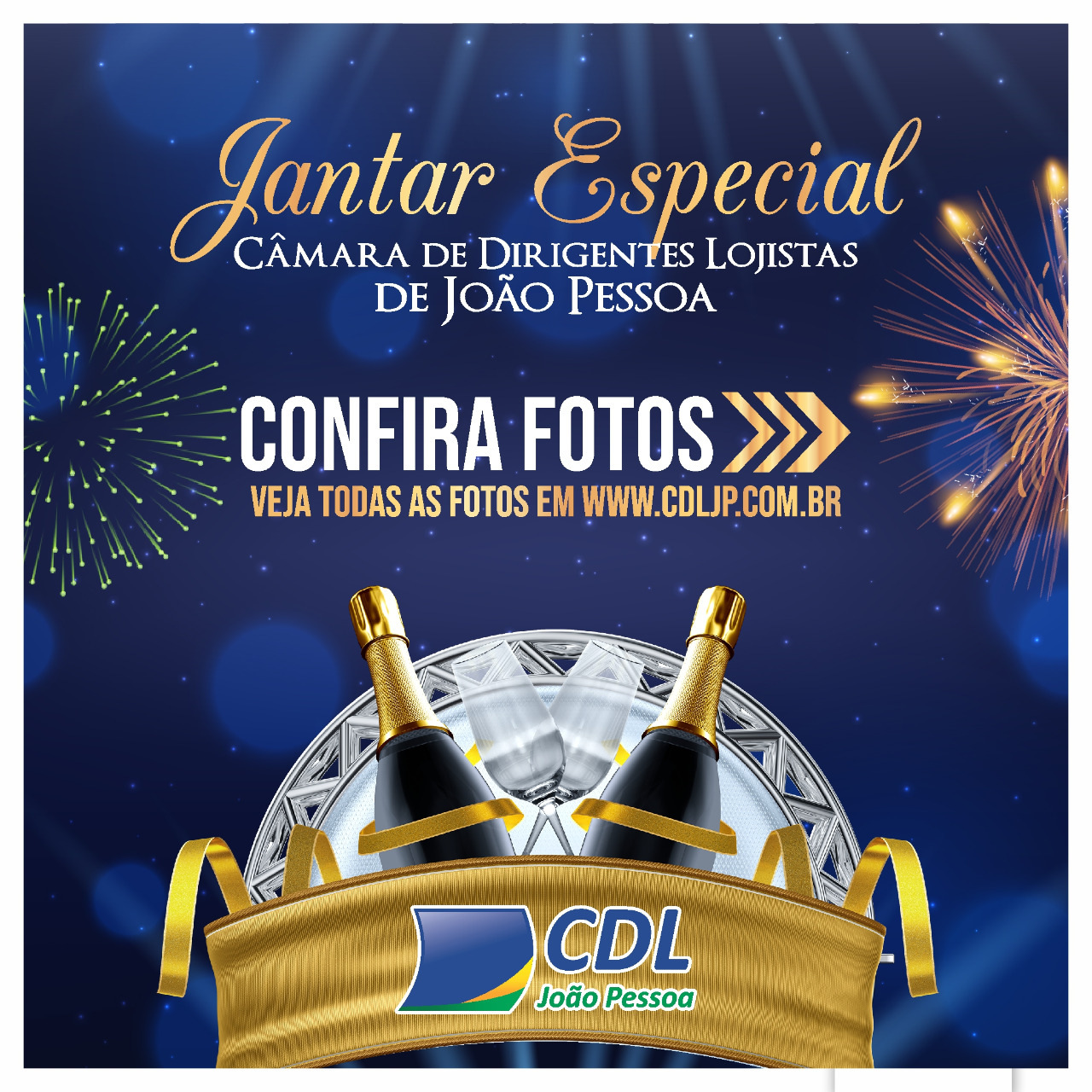 JANTAR ESPECIAL CDL/JP e Premiação do Concurso NATAL DECORADO