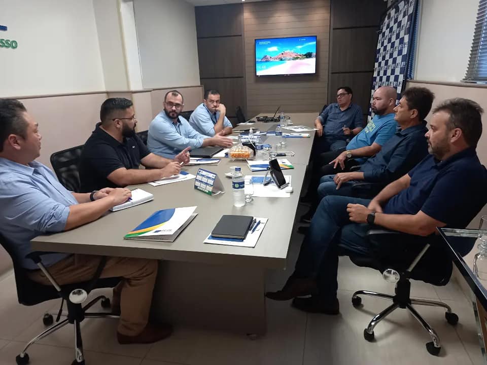 Diretoria da CDL Jaciara visita FCDL/MT e participa de diversas reuniões com parceiros da entidade