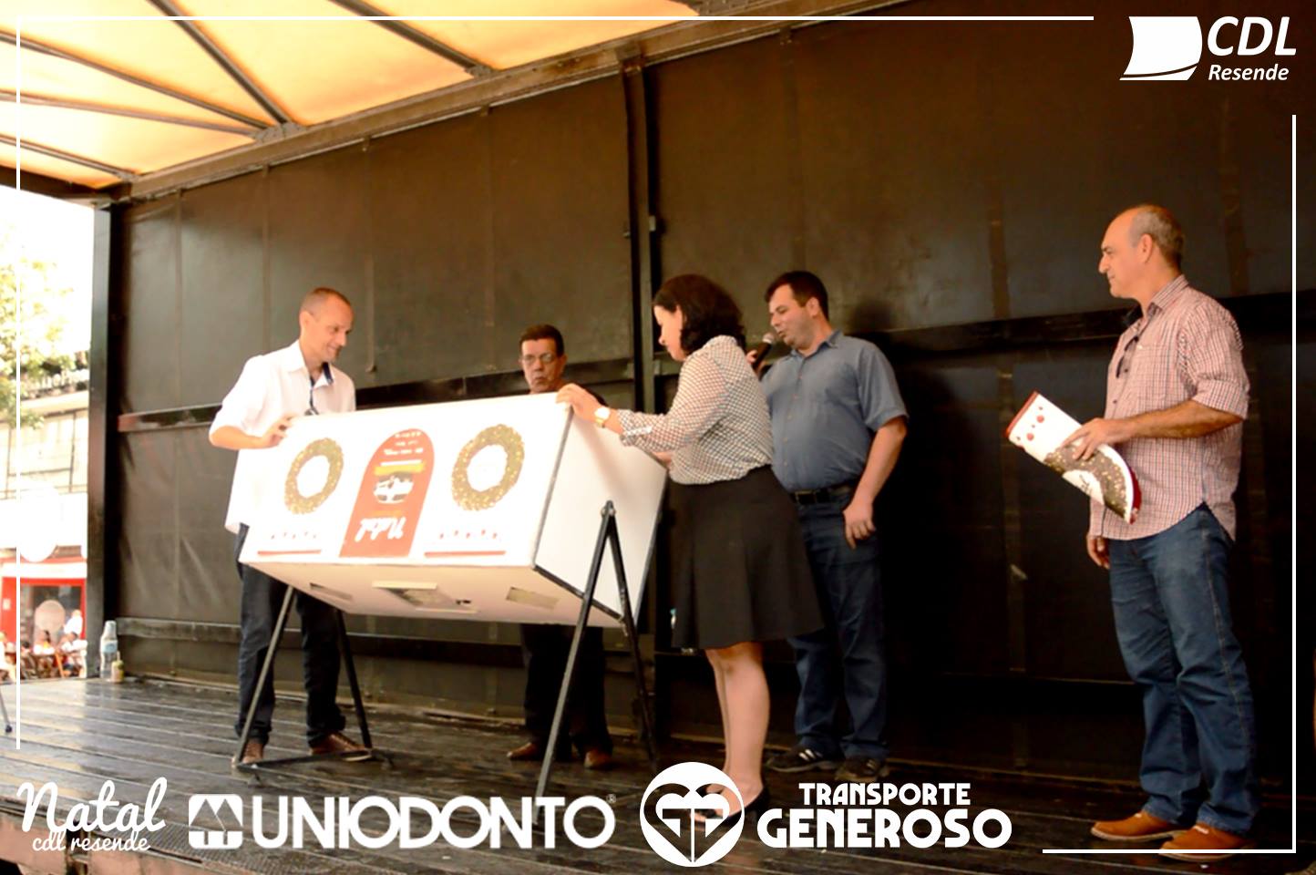 CDL RESENDE REALIZA SORTEIO DA CAMPANHA DE NATAL