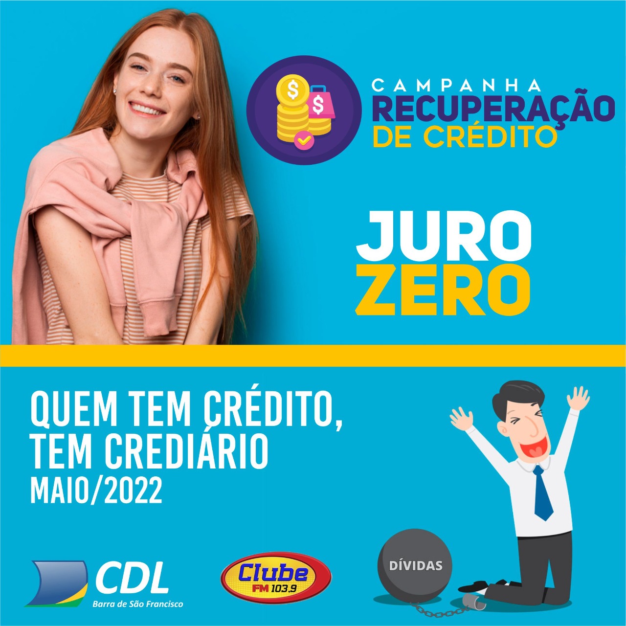 RECUPERAÇÃO DE CRÉDITO 2022 – 02/05 A 31/05