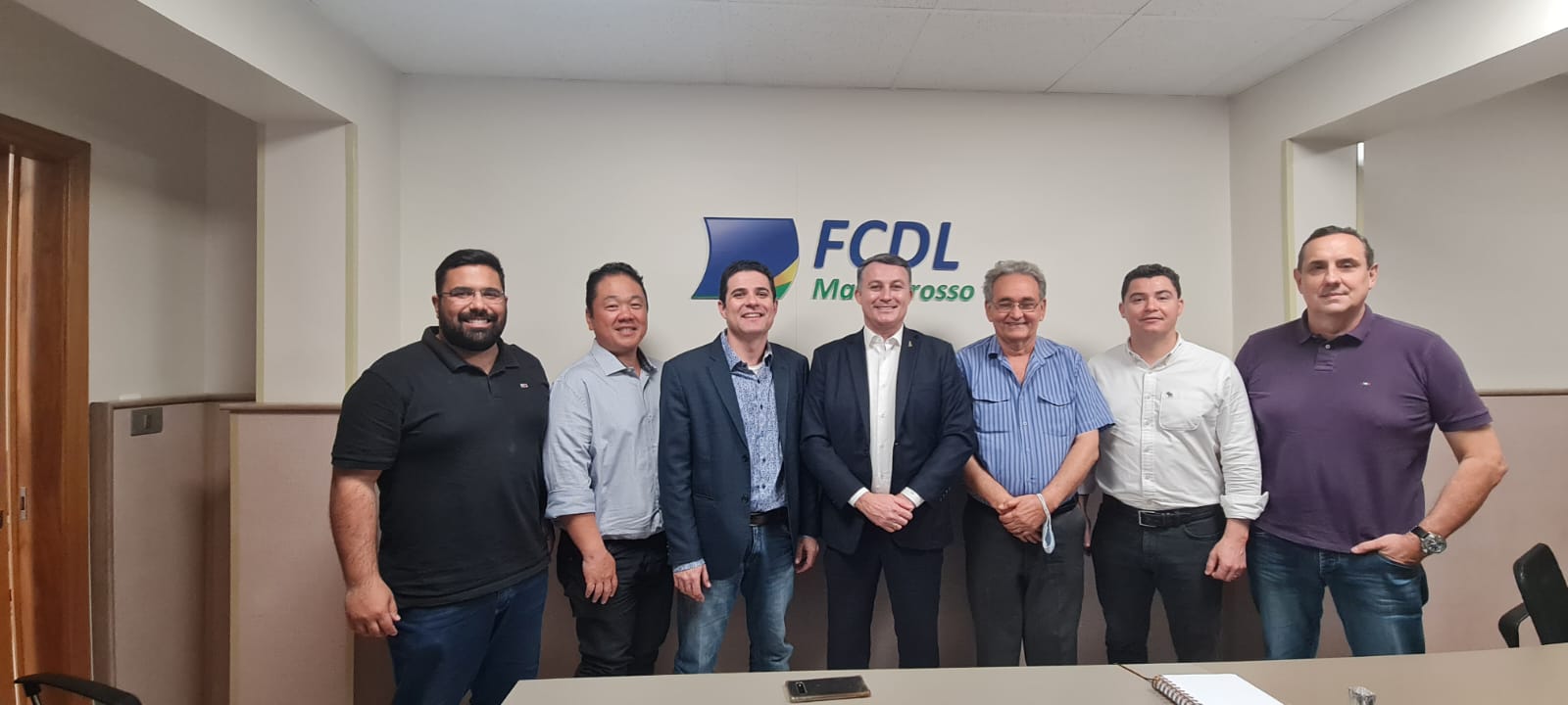 Deputado Xuxu Dal Molin visitou FCDL/MT e se reuniu com diretores nesta quarta-feira