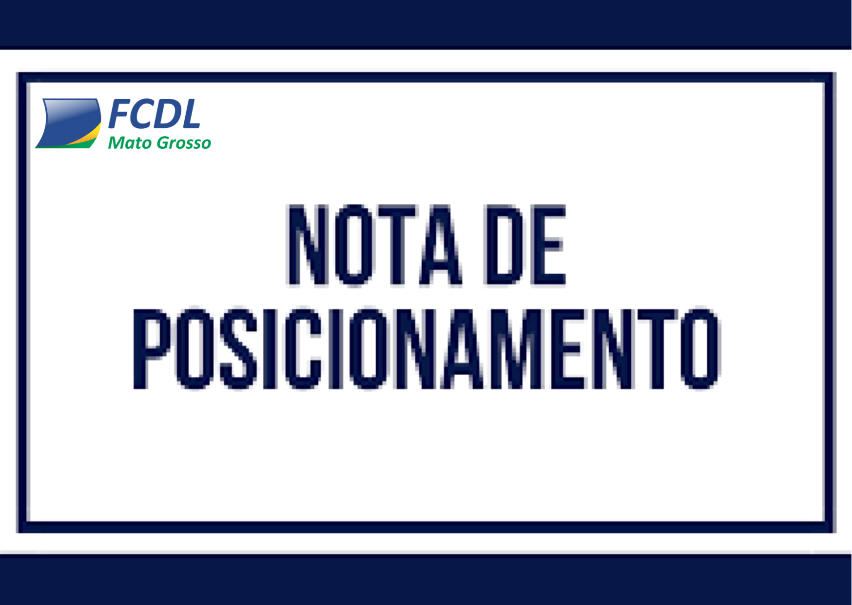 NOTA DE POSICIONAMENTO