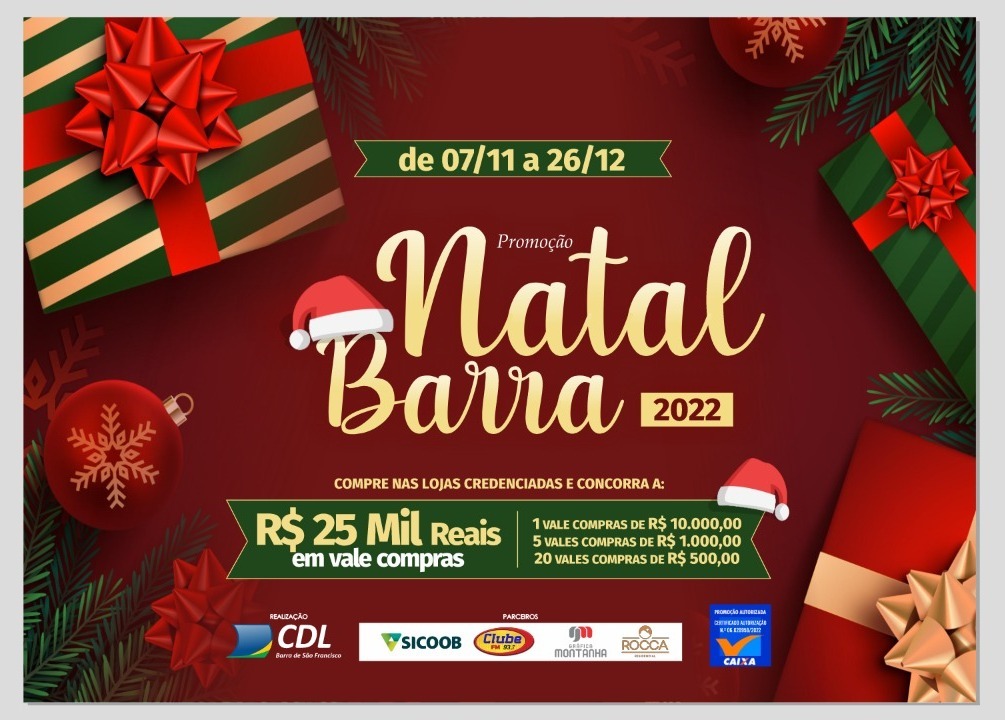 NATAL BARRA 2022 – 07/11 A 26/12