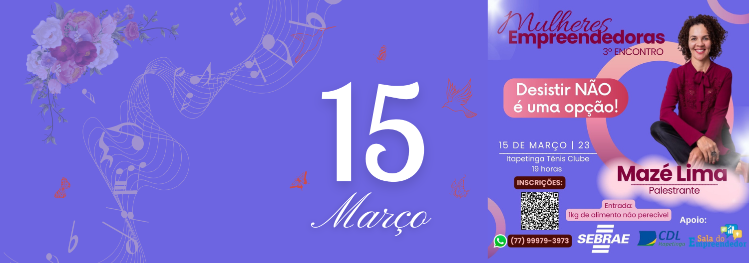 3º Encontro de Mulheres Empreendedoras