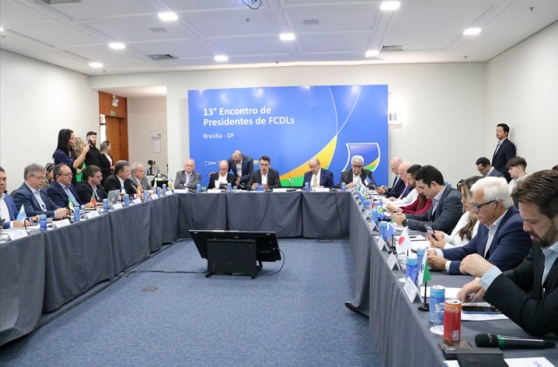 Presidente da FCDL/MT participa do 13º Encontro de Presidentes de FCDLs em Brasília