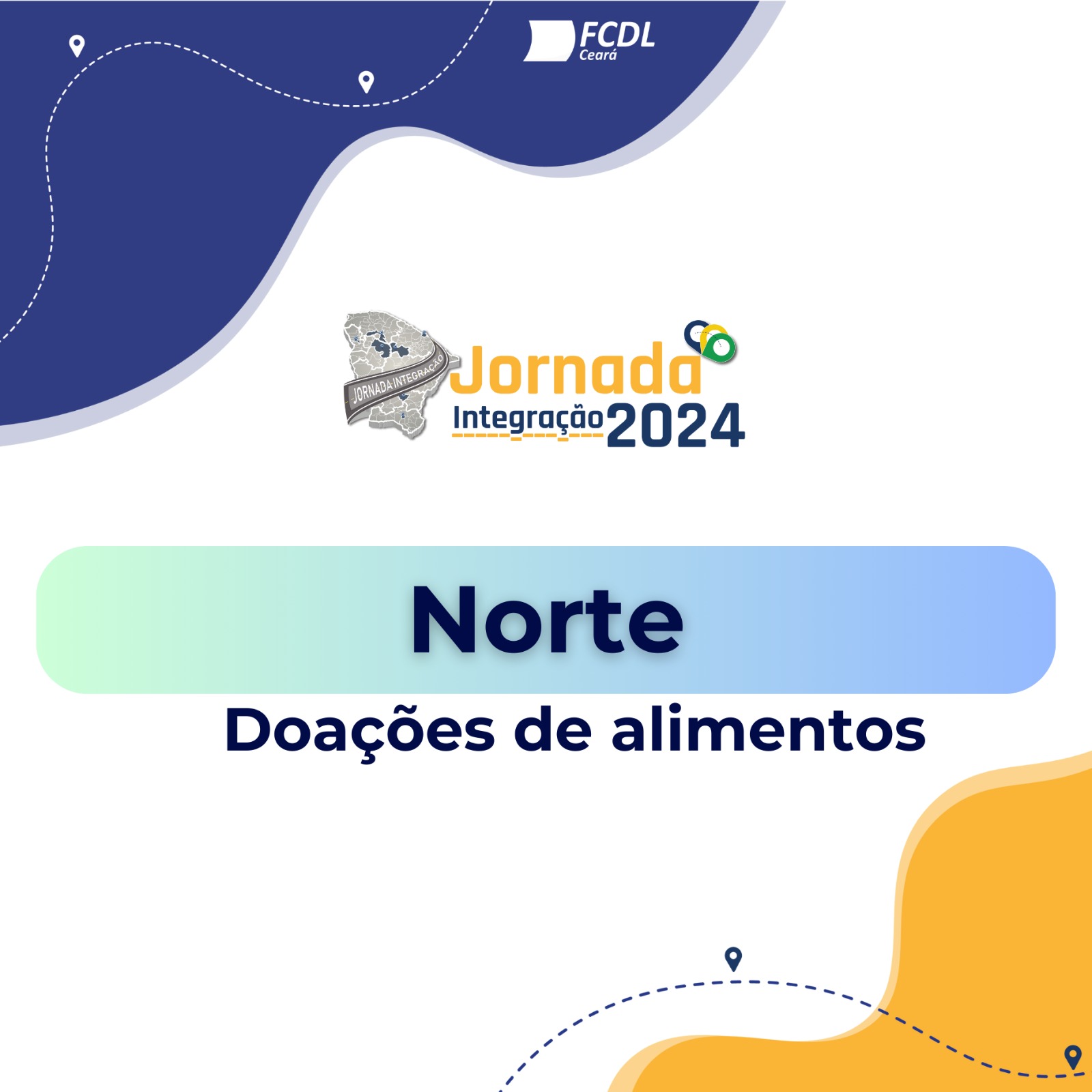 CDLs da Regional Norte realizam doação de alimentos