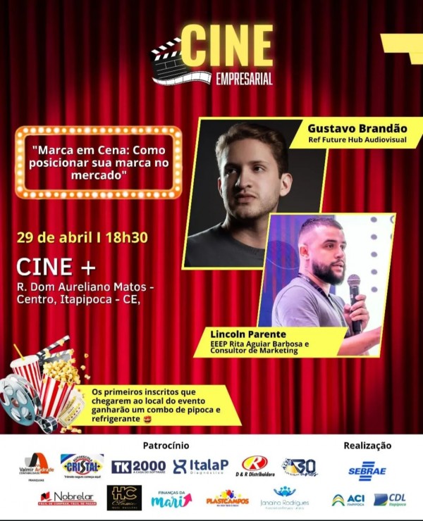 Cine Empresarial 2025 – Sessão 2 – Com Gustavo Brandão e Lincoln Parente