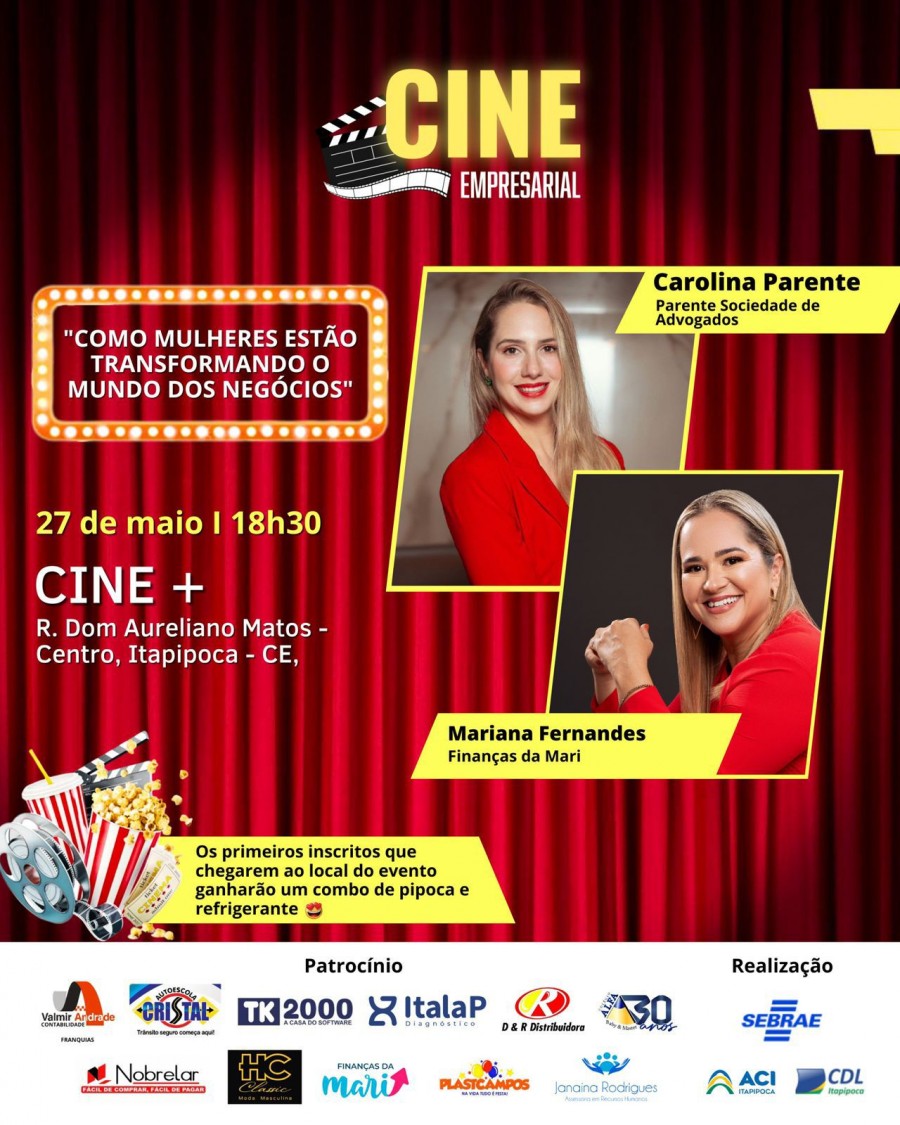 Cine Empresarial 2025 – Sessão 3 – Com Carolina Parente e Mariana Fernandes