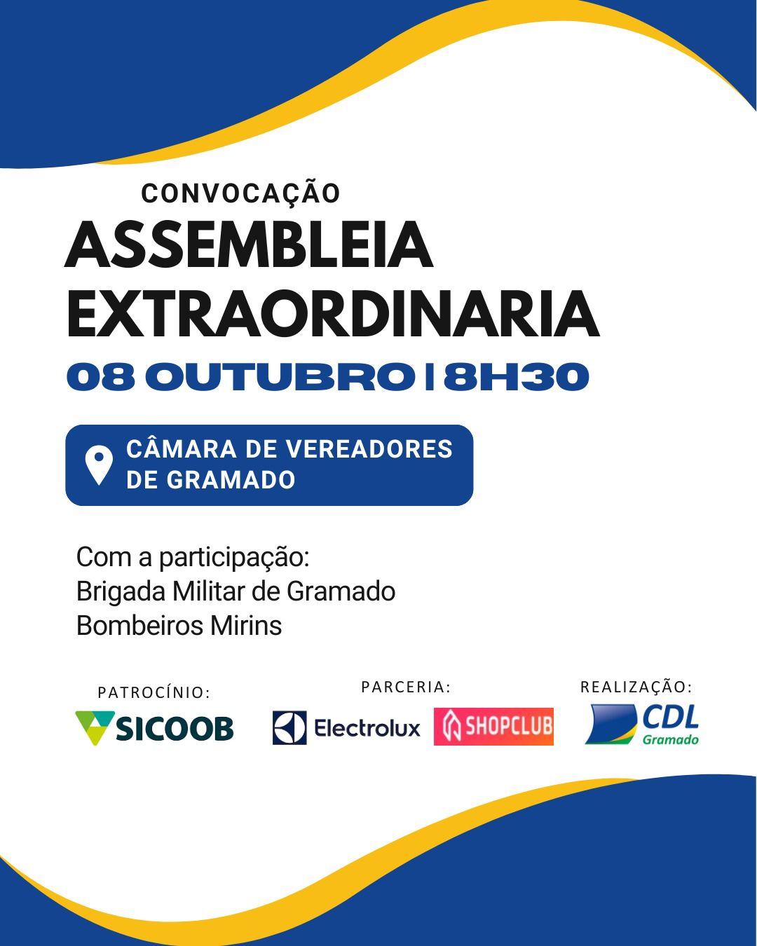 Convocação Assembleia Geral Extraordinária