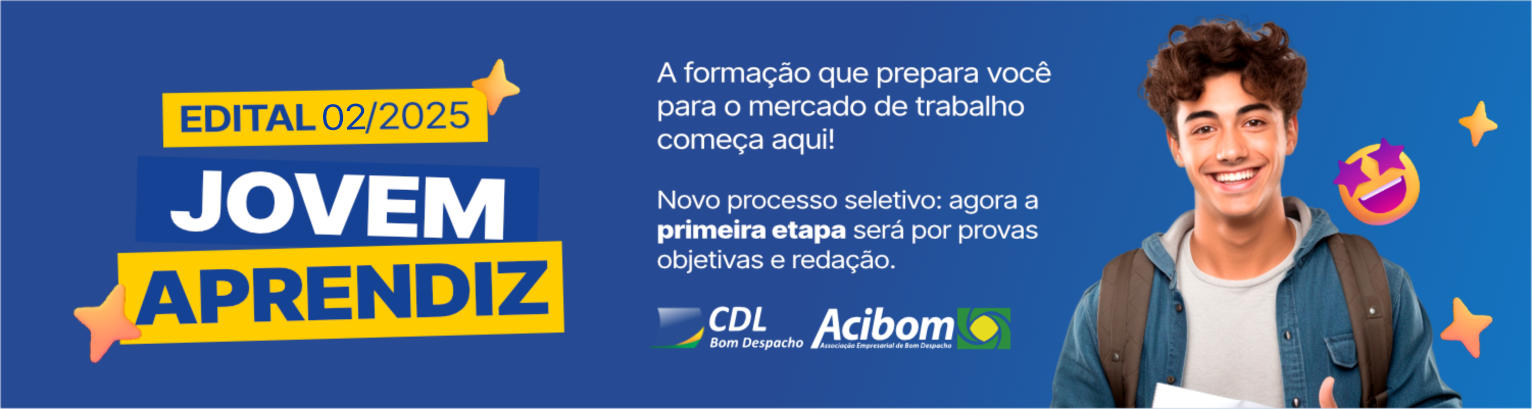CDL/Acibom abre Processo Seletivo para o Programa Jovem Aprendiz 2025