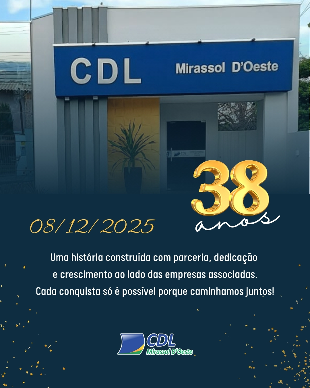 CDL Mirassol d’Oeste celebra 38 anos de história