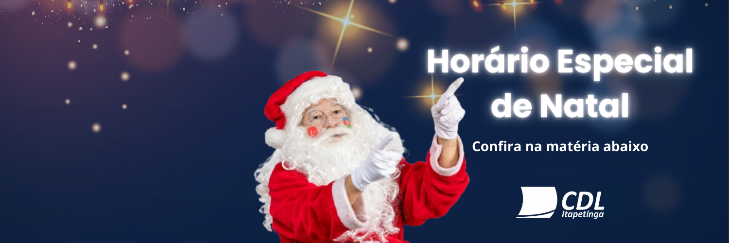Horário Especial de Natal para funcionamento do comércio