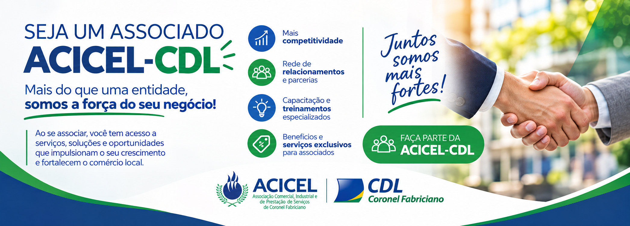 SEJA ASSOCIADO DA ACICEL-CDL
