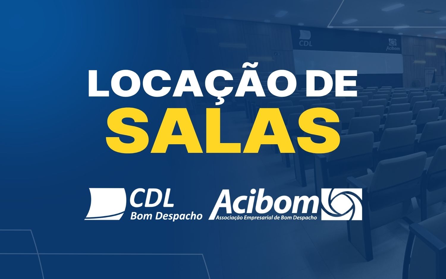 LOCAÇÃO DE SALAS