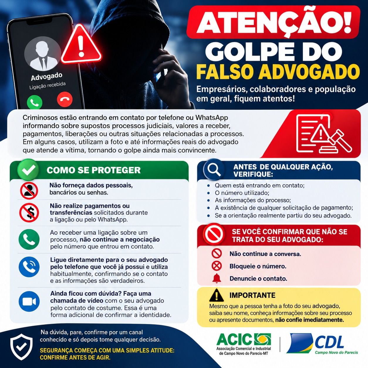 ATENÇÃO, EMPRESÁRIOS, COLABORADORES E POPULAÇÃO EM GERAL!