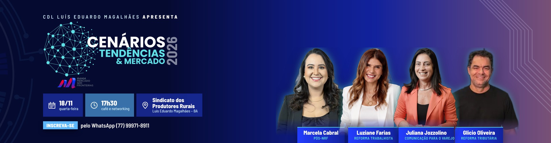 Cenários, Tendências & Mercado 2026: inscrições abertas