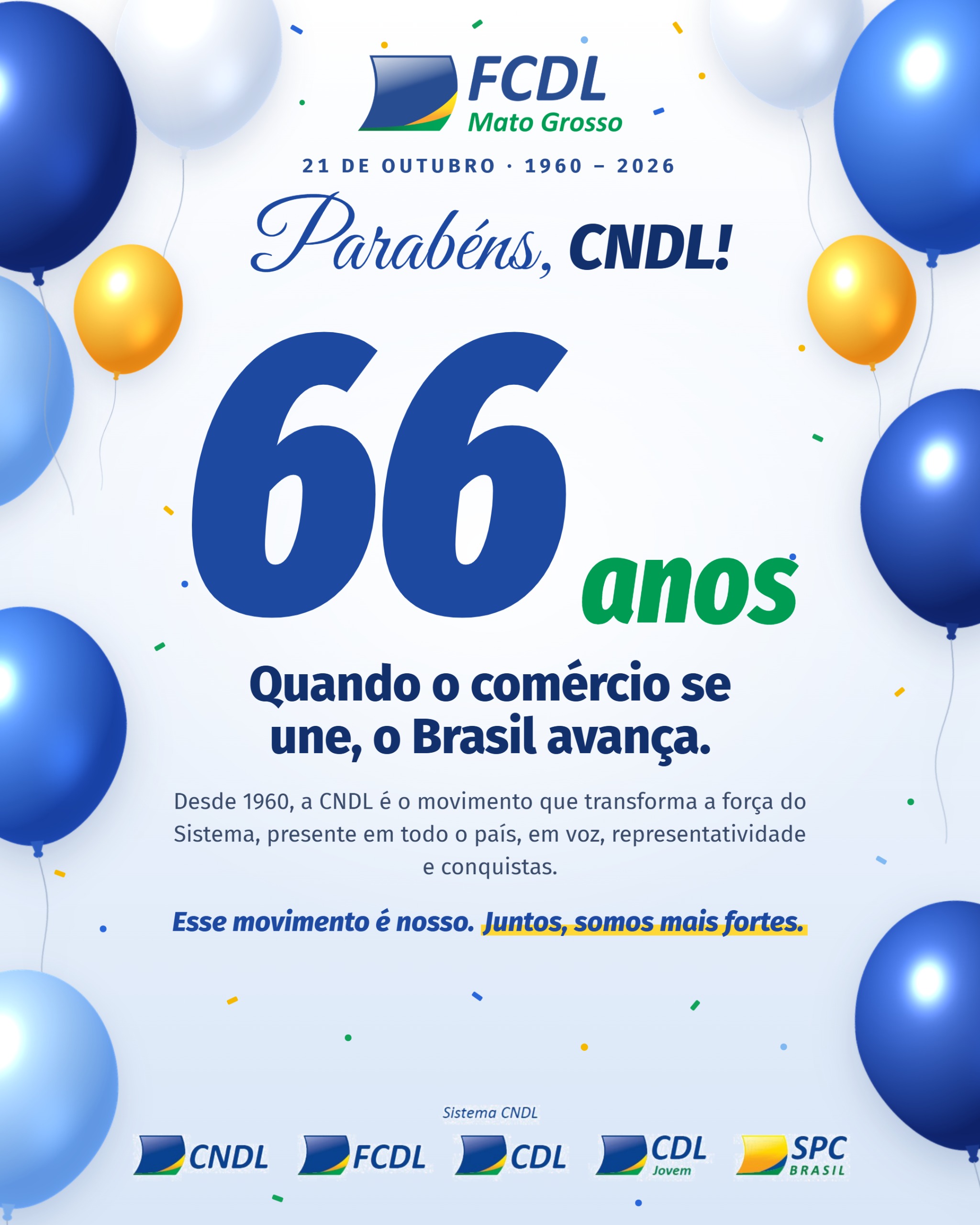 CNDL 66 anos: ajudando a construir histórias